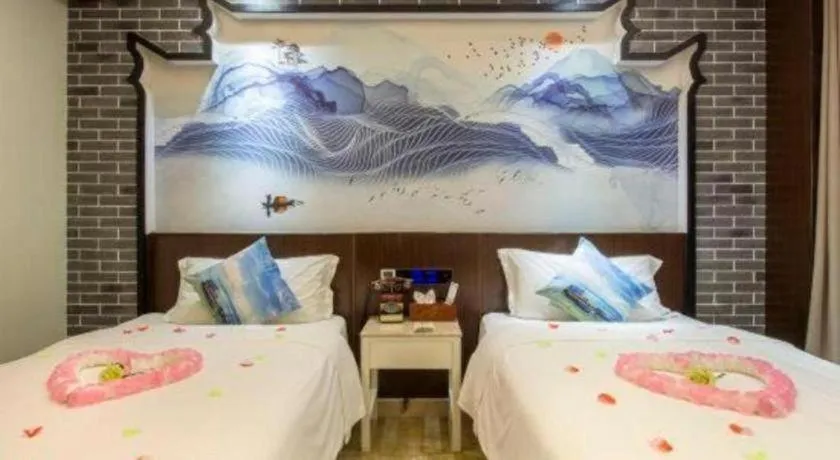 Bed in Huangma Holiday Nanhai Museum Hotel