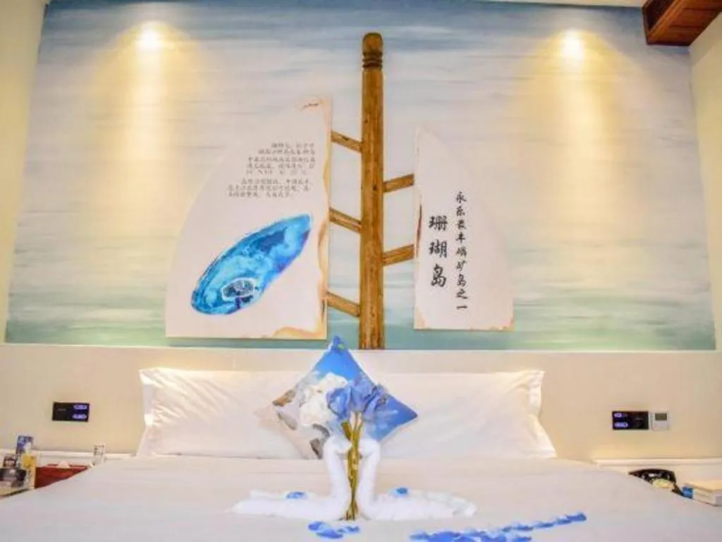 Bed in Huangma Holiday Nanhai Museum Hotel