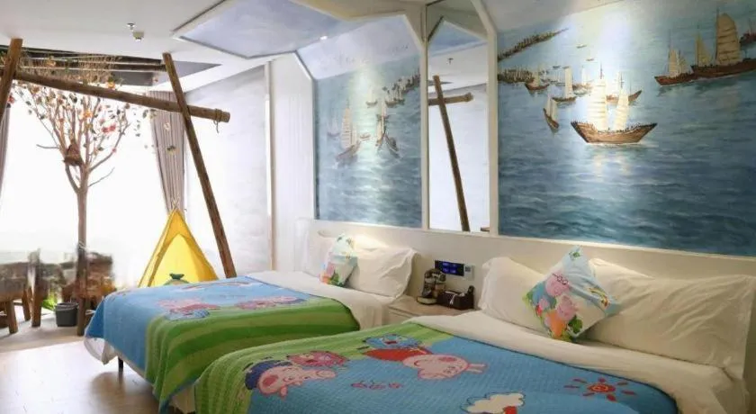 Bed in Huangma Holiday Nanhai Museum Hotel