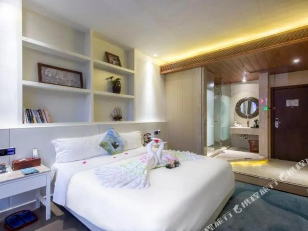 Bed in Huangma Holiday Nanhai Museum Hotel