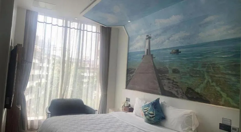 Bed in Huangma Holiday Nanhai Museum Hotel