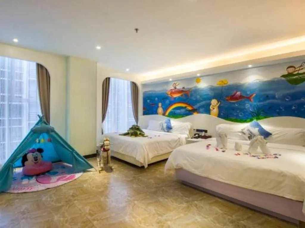 Bed in Huangma Holiday Nanhai Museum Hotel