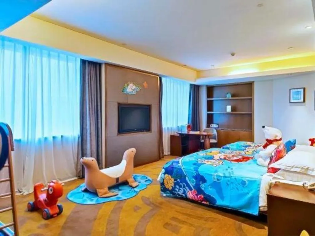 Bed in Wuhan Gleetour Hotel