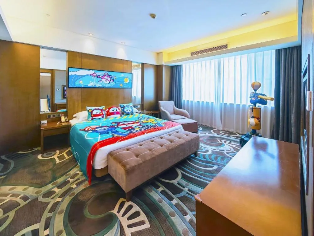 Bed in Wuhan Gleetour Hotel