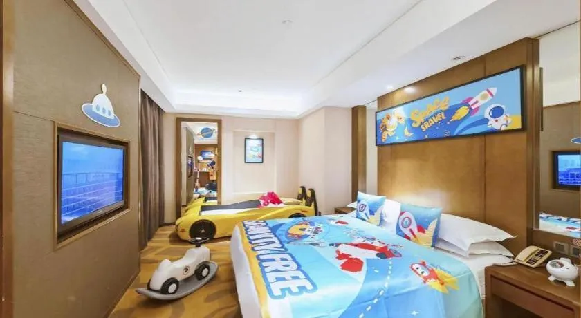 Bed in Wuhan Gleetour Hotel