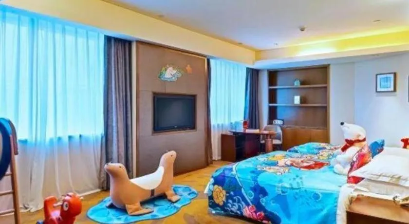 Bed in Wuhan Gleetour Hotel
