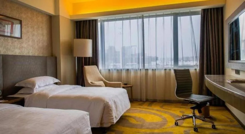 Bed in Wuhan Gleetour Hotel