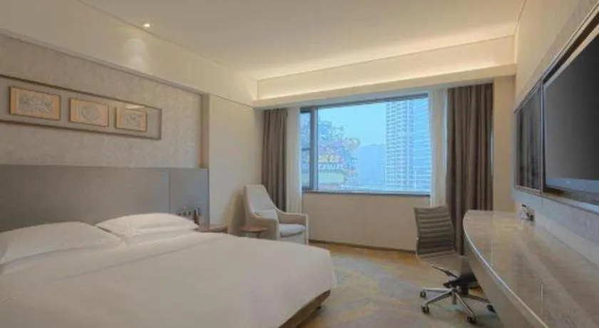 Bed in Wuhan Gleetour Hotel