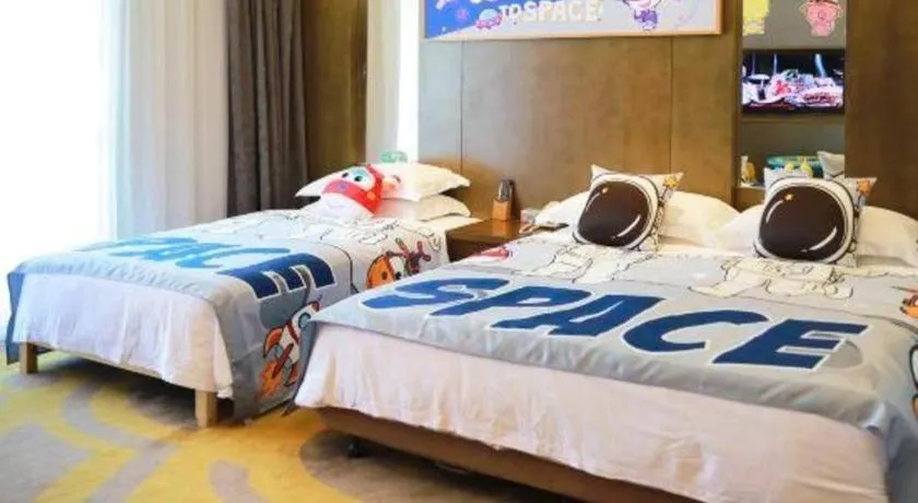 Bed in Wuhan Gleetour Hotel