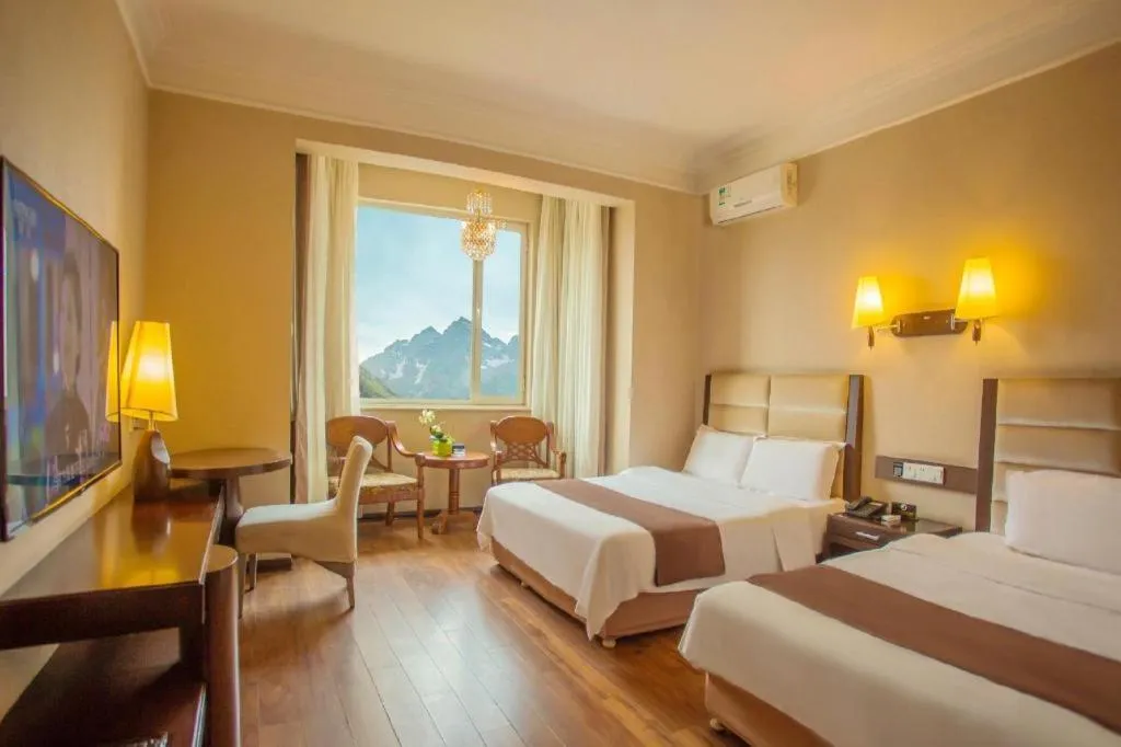 Bed in Anshan Camilla Business Hotel