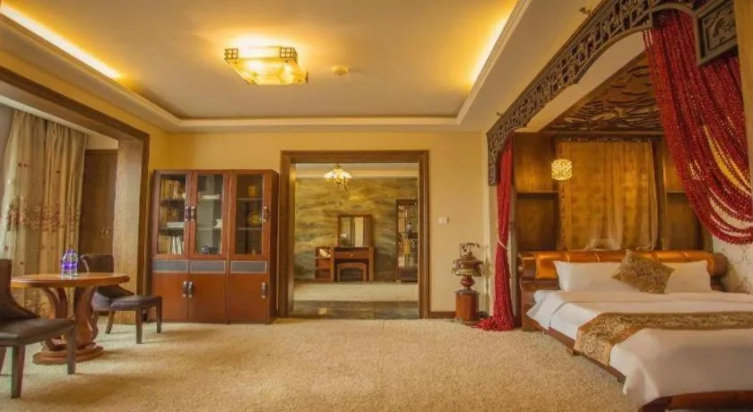 Bed in Anshan Camilla Business Hotel