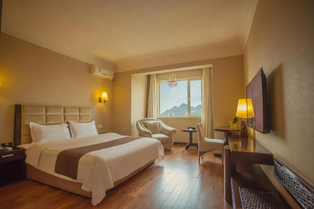 Bed in Anshan Camilla Business Hotel