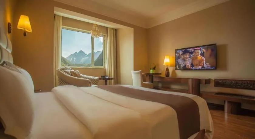 Bed in Anshan Camilla Business Hotel