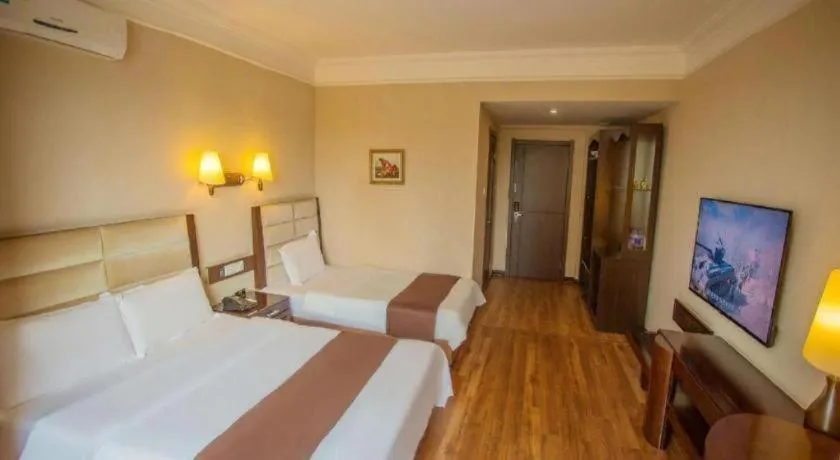 Bed in Anshan Camilla Business Hotel