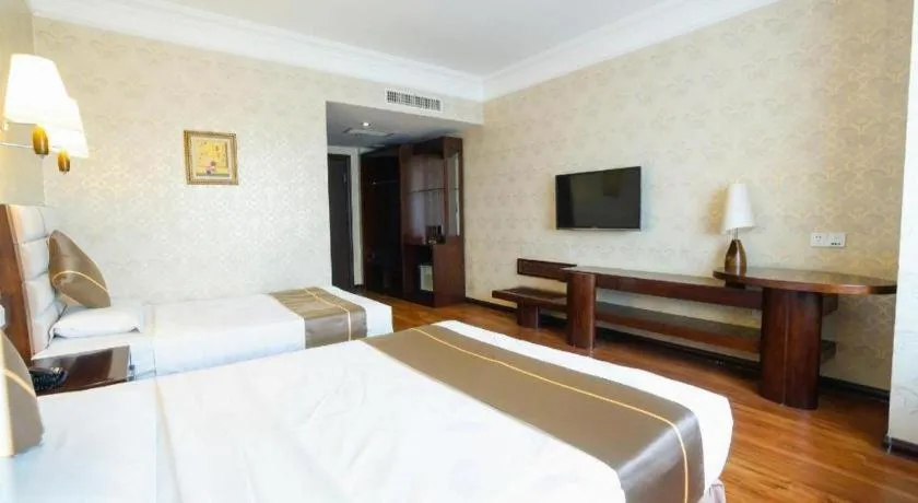Bed in Anshan Camilla Business Hotel
