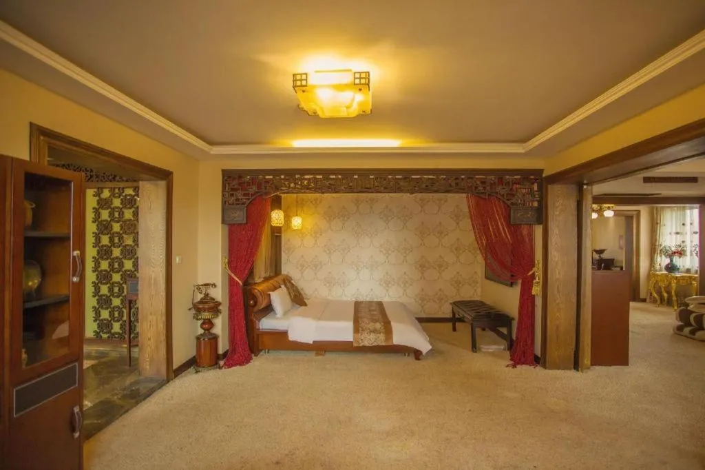 Bed in Anshan Camilla Business Hotel