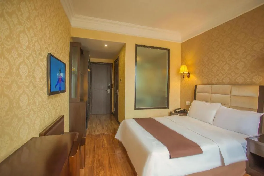 Bed in Anshan Camilla Business Hotel