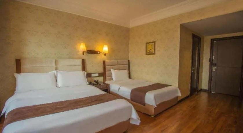 Bed in Anshan Camilla Business Hotel