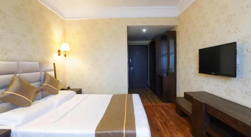 Bed in Anshan Camilla Business Hotel