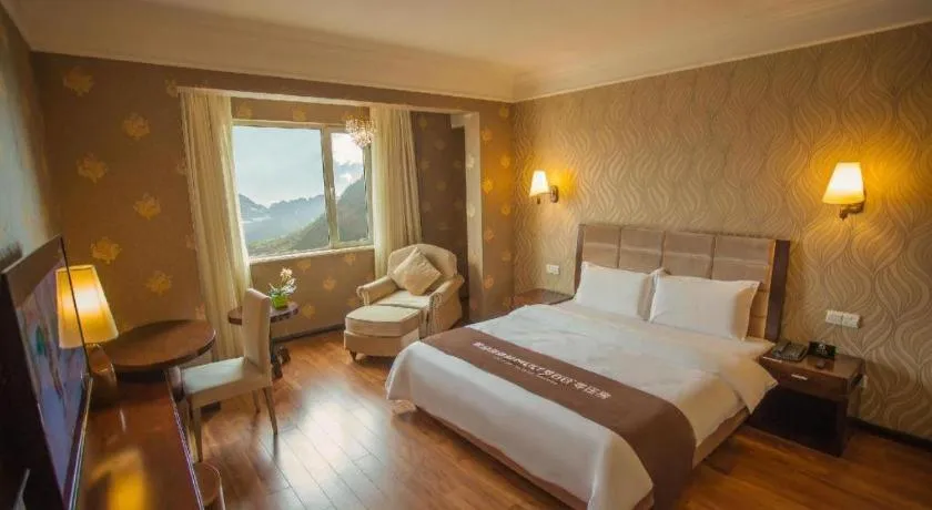 Bed in Anshan Camilla Business Hotel