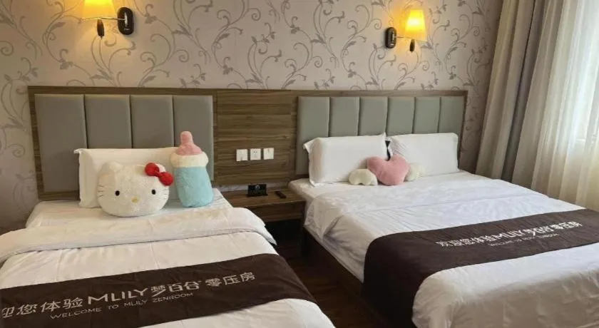 Bed in Anshan Camilla Business Hotel