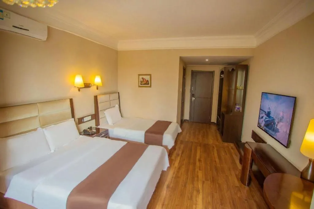 Bed in Anshan Camilla Business Hotel