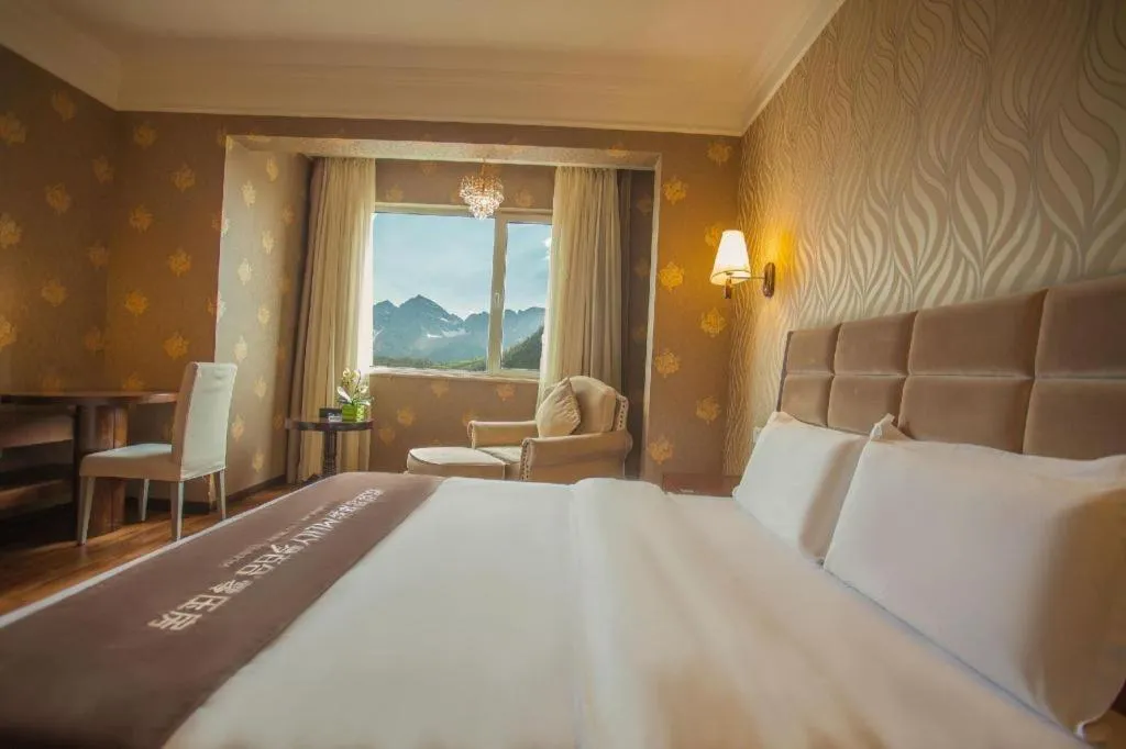 Bed in Anshan Camilla Business Hotel