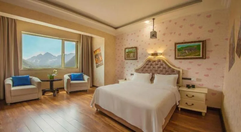 Bed in Anshan Camilla Business Hotel