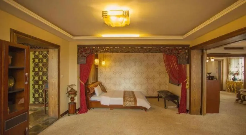 Bed in Anshan Camilla Business Hotel