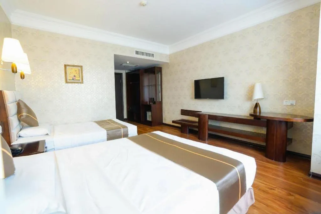 Bed in Anshan Camilla Business Hotel