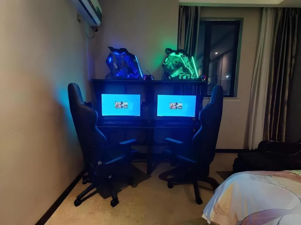 Bed in GreenTree Inn Guangzhou Panyu Bus Station Business Hotel