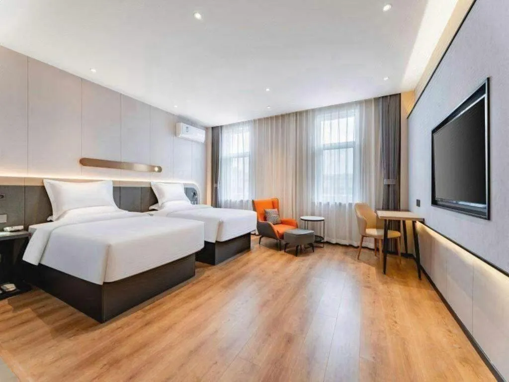 Bed in Jinjiang Inn Baotou Wenhua Road