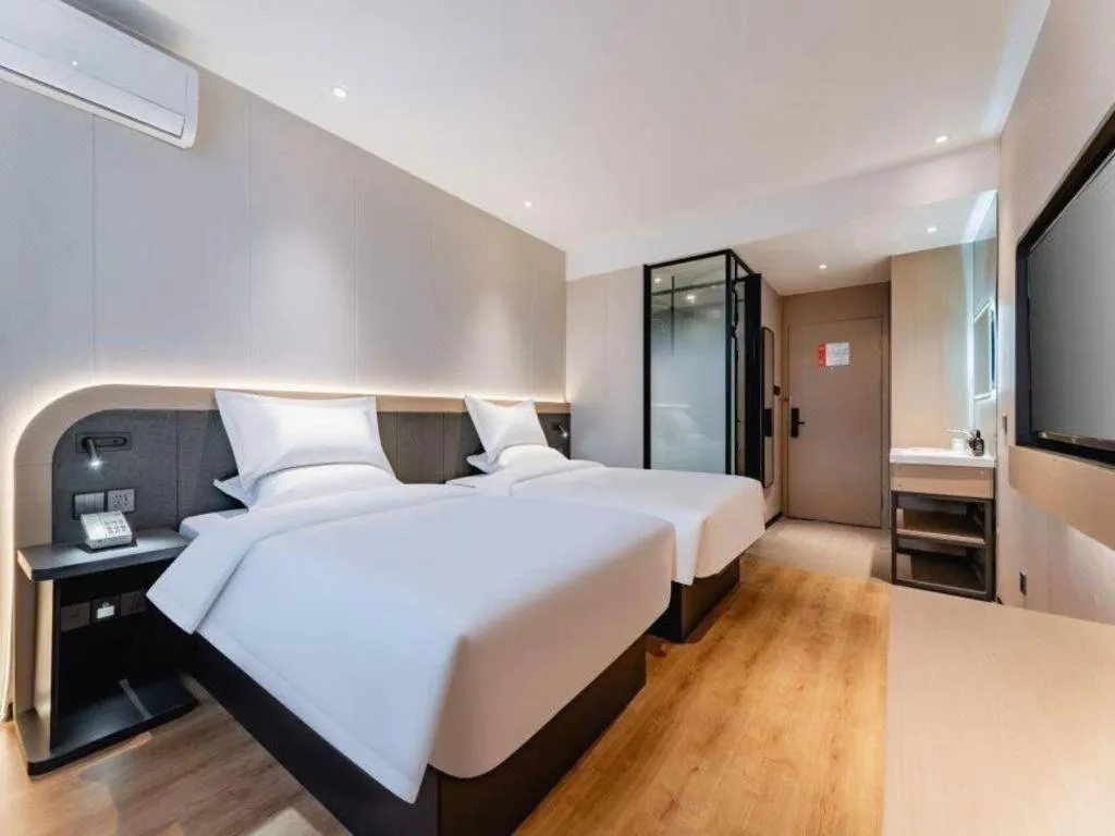 Bed in Jinjiang Inn Baotou Wenhua Road