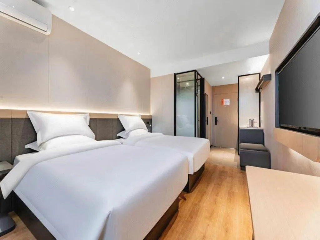 Bed in Jinjiang Inn Baotou Wenhua Road