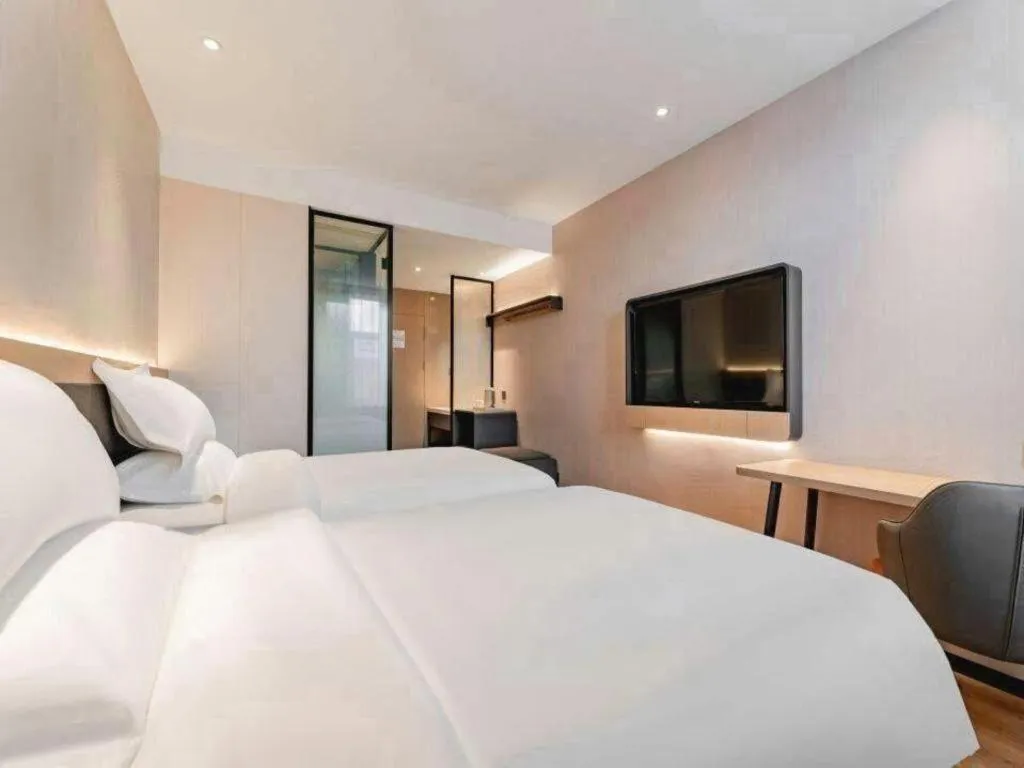 Bed in Jinjiang Inn Baotou Wenhua Road