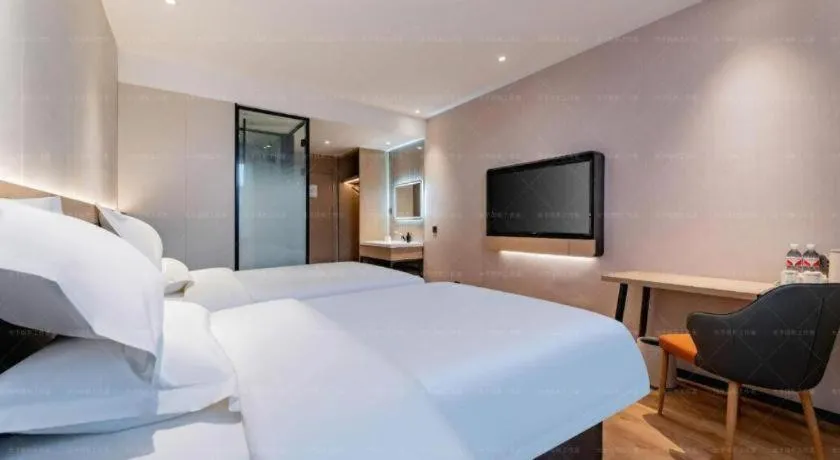 Bed in Jinjiang Inn Baotou Wenhua Road