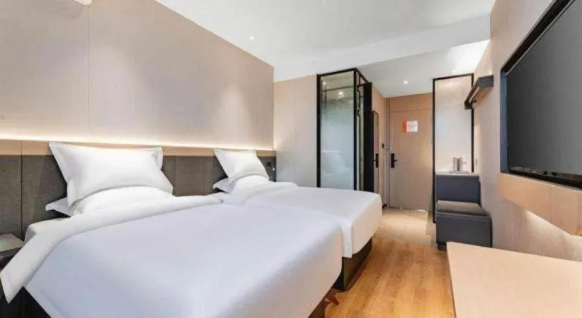 Bed in Jinjiang Inn Baotou Wenhua Road