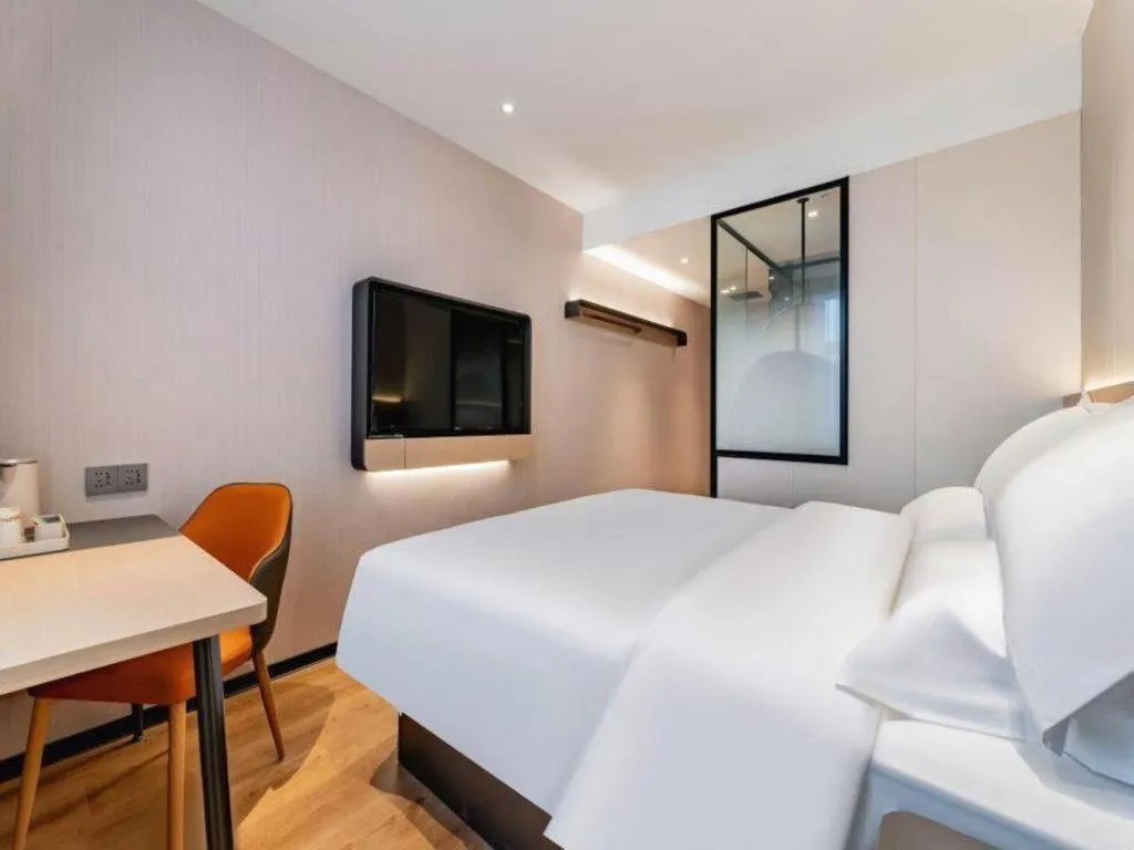 Bed in Jinjiang Inn Baotou Wenhua Road