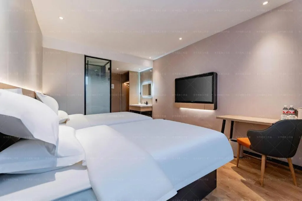 Bed in Jinjiang Inn Baotou Wenhua Road