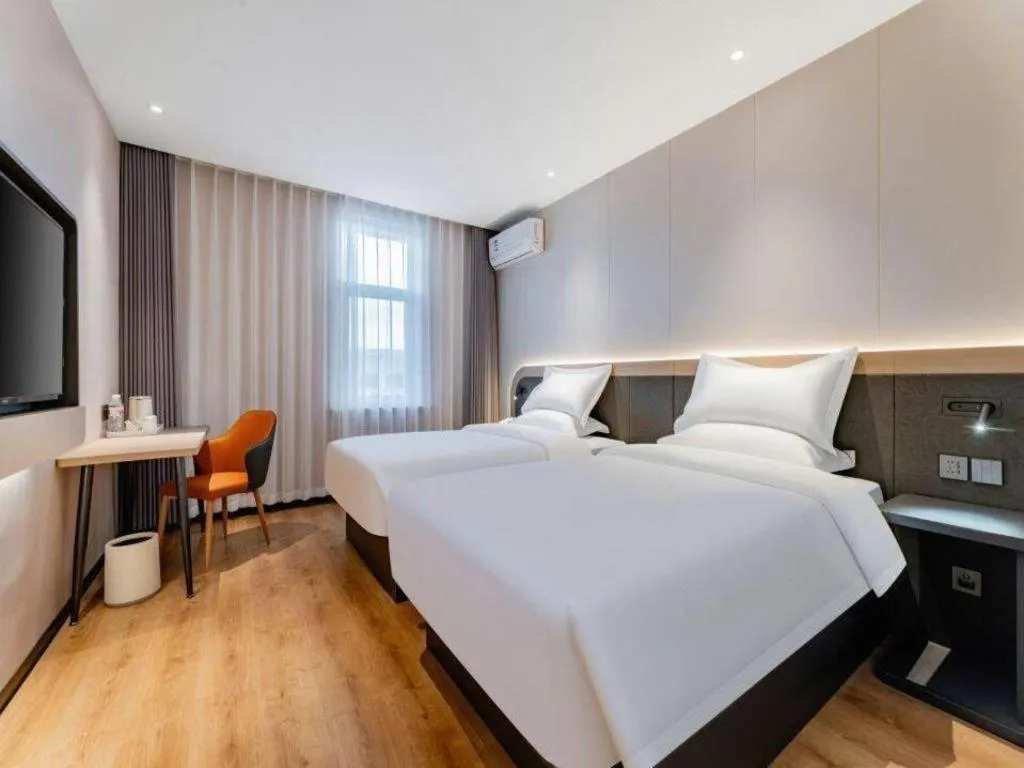 Bed in Jinjiang Inn Baotou Wenhua Road