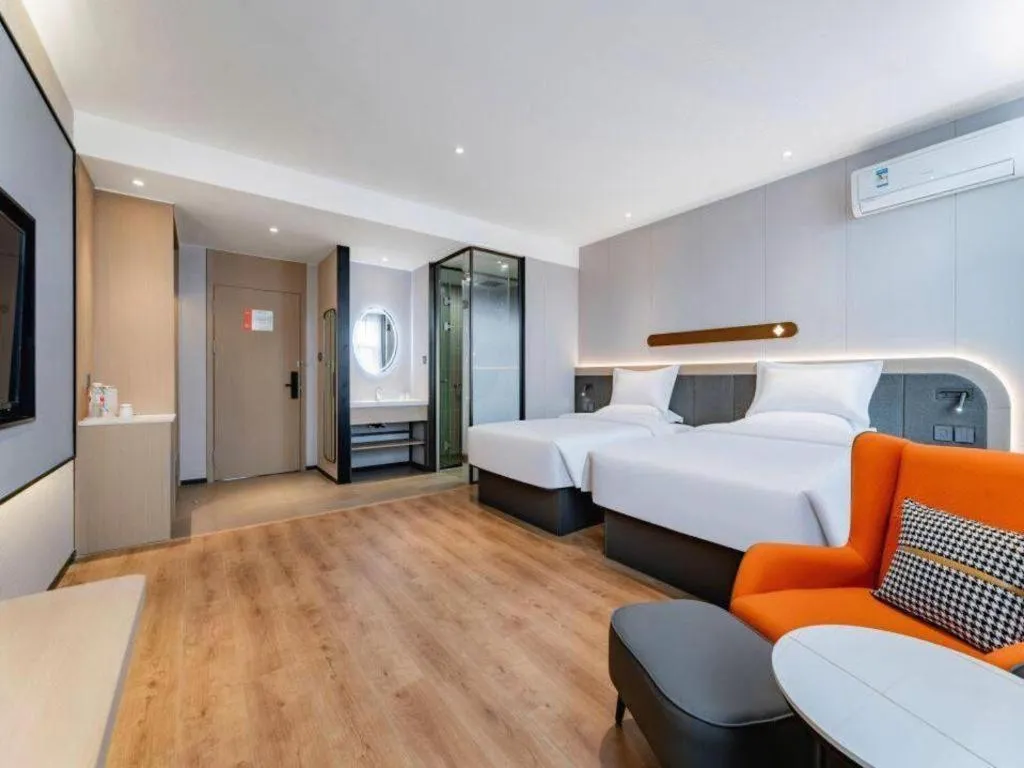 Bed in Jinjiang Inn Baotou Wenhua Road