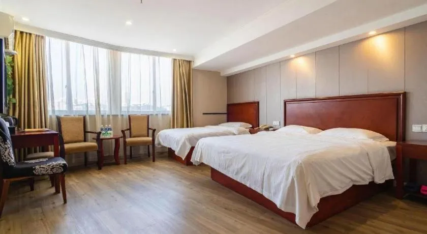 Bed in GreenTree Inn Wuxi Guangrui Road Hotel