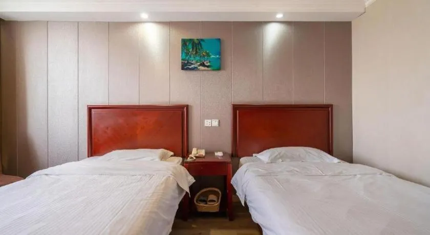 Bed in GreenTree Inn Wuxi Guangrui Road Hotel