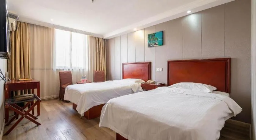 Bed in GreenTree Inn Wuxi Guangrui Road Hotel