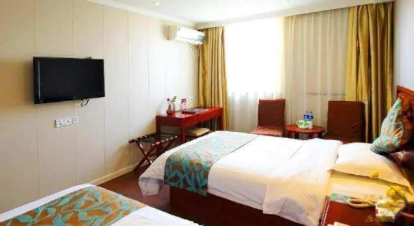 Bed in GreenTree Inn Wuxi Guangrui Road Hotel