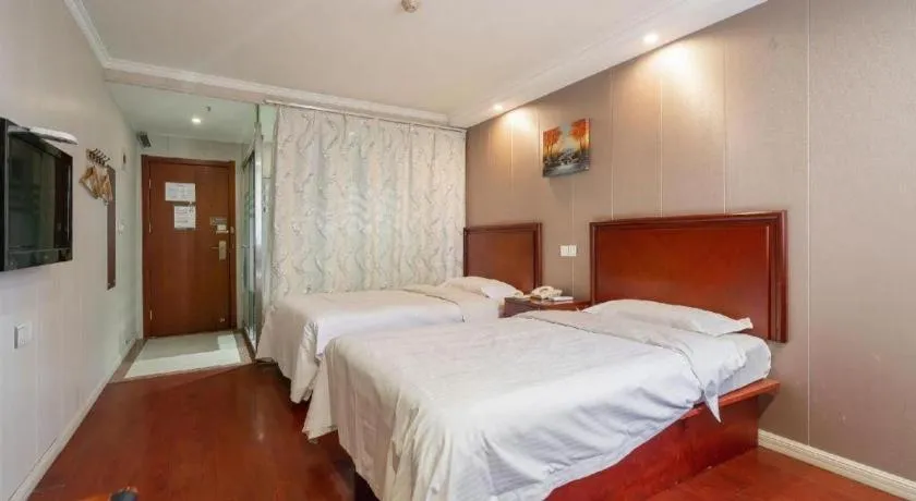 Bed in GreenTree Inn Wuxi Guangrui Road Hotel