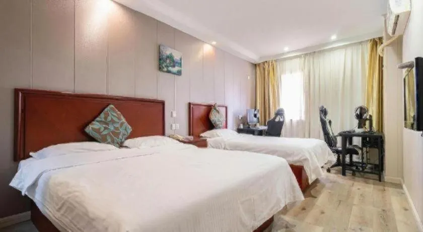 Bed in GreenTree Inn Wuxi Guangrui Road Hotel