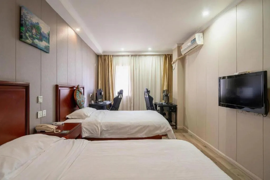 Bed in GreenTree Inn Wuxi Guangrui Road Hotel