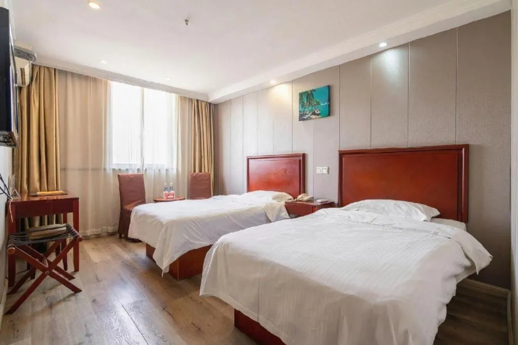 Bed in GreenTree Inn Wuxi Guangrui Road Hotel