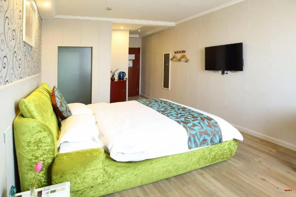 Bed in GreenTree Inn Wuxi Guangrui Road Hotel